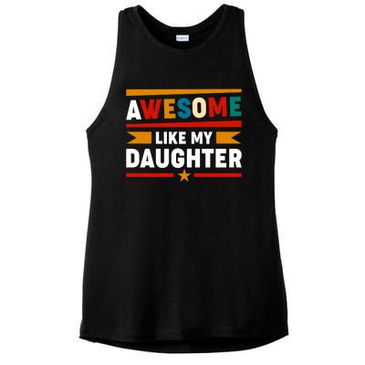 Funny Quotes Fathers Day T Ladies PosiCharge Tri-Blend Wicking Tank