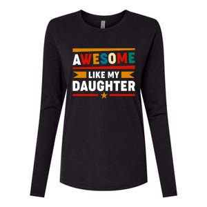 Funny Quotes Fathers Day T Womens Cotton Relaxed Long Sleeve T-Shirt