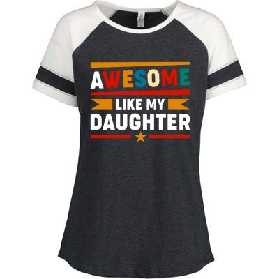 Funny Quotes Fathers Day T Enza Ladies Jersey Colorblock Tee