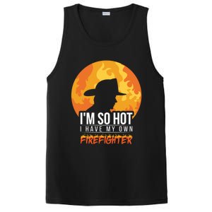 Firefighter Quotes Fire Wife Funny Gift PosiCharge Competitor Tank