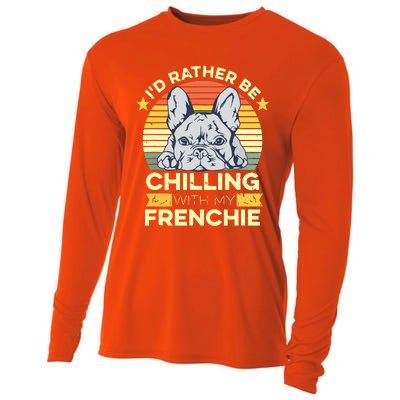 Frenchie Quote For A French Bulldog Owner Cooling Performance Long Sleeve Crew