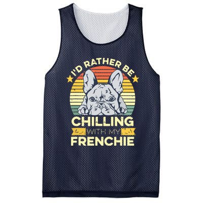 Frenchie Quote For A French Bulldog Owner Mesh Reversible Basketball Jersey Tank