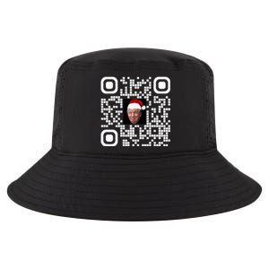 Funny Qr Funny Trump Maga Santa Hat Trump Dancing Code Cool Comfort Performance Bucket Hat