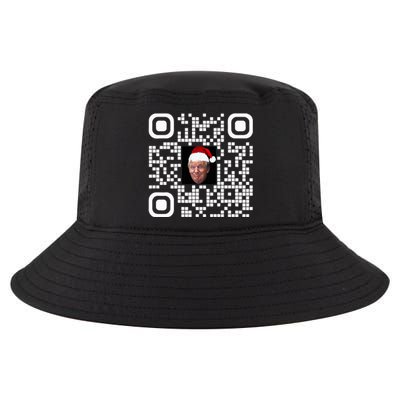 Funny Qr Funny Trump Maga Santa Hat Trump Dancing Code Cool Comfort Performance Bucket Hat