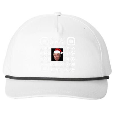 Funny Qr Funny Trump Maga Santa Hat Trump Dancing Code Snapback Five-Panel Rope Hat