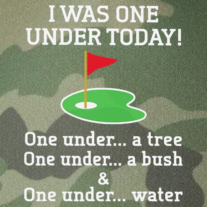 Funny quote Golf I Was One Under Today One Under A Tree Legacy Tie Dye Trucker Hat