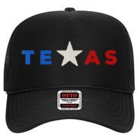 funny quote Hand Crafted Texas Star High Crown Mesh Back Trucker Hat