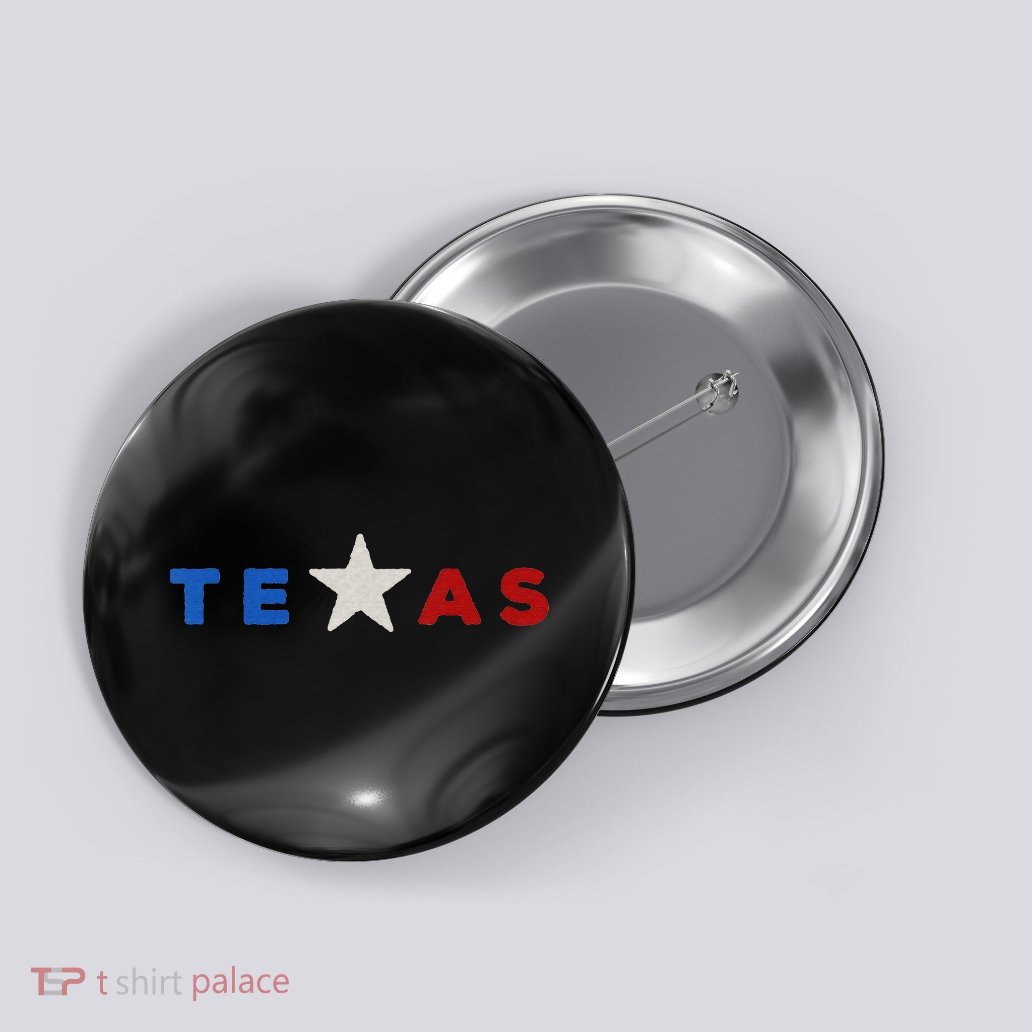 funny quote Hand Crafted Texas Star Button