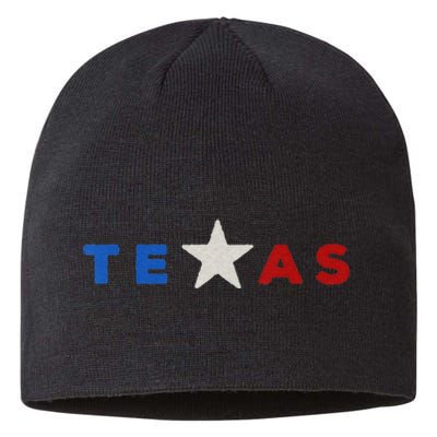 funny quote Hand Crafted Texas Star Sustainable Beanie