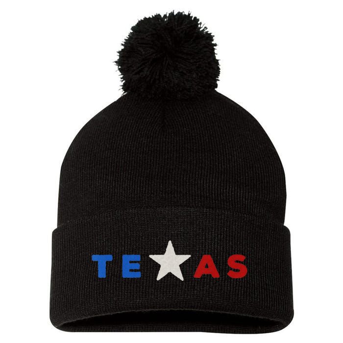 funny quote Hand Crafted Texas Star Pom Pom 12in Knit Beanie