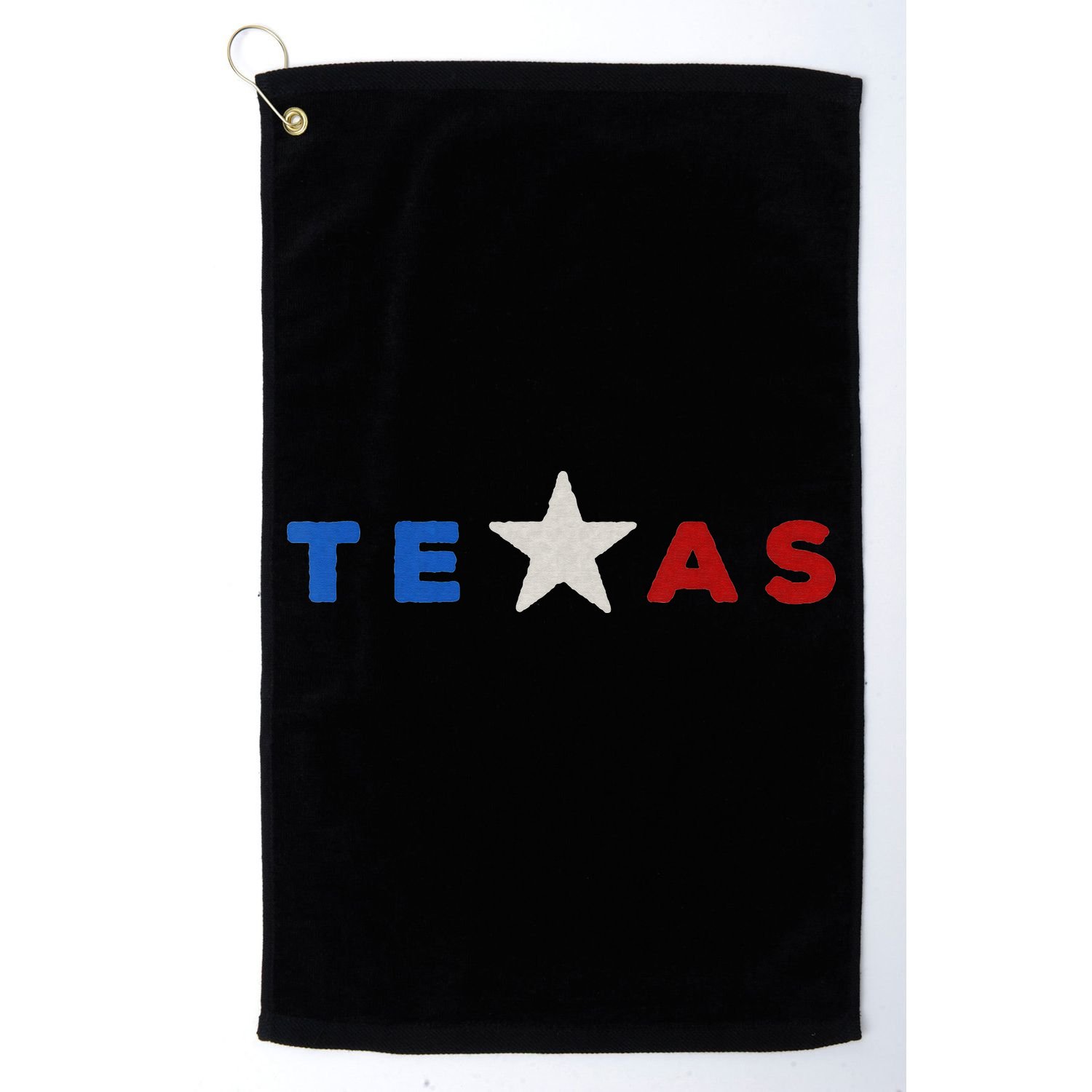 funny quote Hand Crafted Texas Star Golf Towel