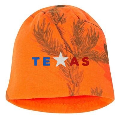 funny quote Hand Crafted Texas Star Kati - Camo Knit Beanie