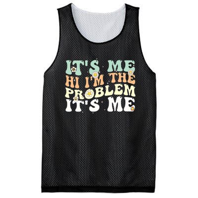 Funny Quote It's Me Hi I'm the Problem It's Me Mesh Reversible Basketball Jersey Tank