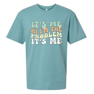 Funny Quote It's Me Hi I'm the Problem It's Me Sueded Cloud Jersey T-Shirt