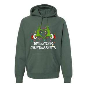 Funny Quotes I Love Matching Christmas Premium Hoodie