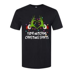 Funny Quotes I Love Matching Christmas Softstyle CVC T-Shirt