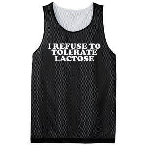 Funny Quote I Don't Tolerate Lactose Retro Mesh Reversible Basketball Jersey Tank