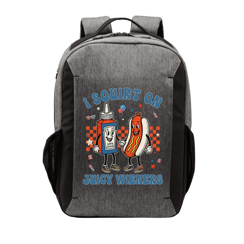 Funny Quote I Squirt On Juicy Wieners Humor Saying Vector Backpack