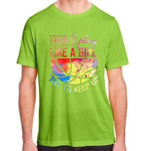 funny quote I Know I Play Like A  Basketball Adult ChromaSoft Performance T-Shirt