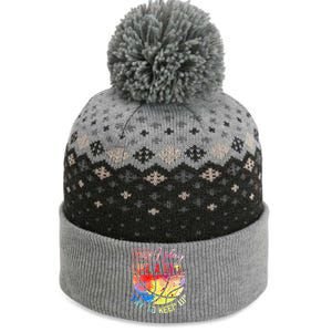 funny quote I Know I Play Like A  Basketball The Baniff Cuffed Pom Beanie