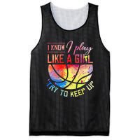 funny quote I Know I Play Like A  Basketball Mesh Reversible Basketball Jersey Tank