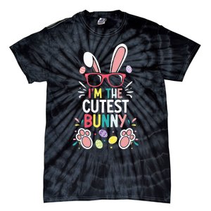 funny quotes I'm The Cutest Bunny Easter Squad Tie-Dye T-Shirt