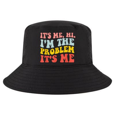 Funny Quote It's Me Hi I'm the Problem It's Me Cool Comfort Performance Bucket Hat