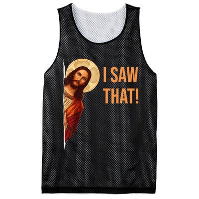 Funny Quote Jesus Meme I Saw That Christian Mesh Reversible Basketball Jersey Tank