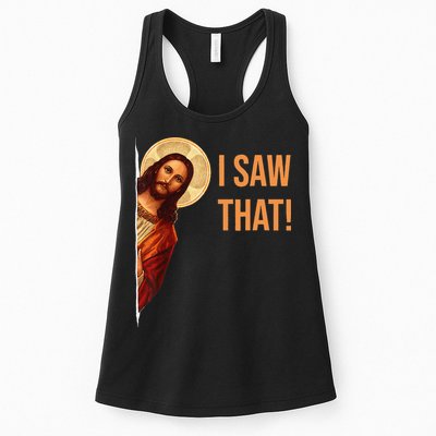 Funny Quote Jesus Meme I Saw That Christian Womens Tank Top