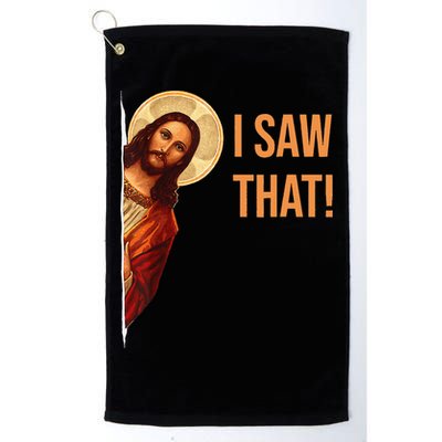 Funny Quote Jesus Meme I Saw That Christian Golf Towel