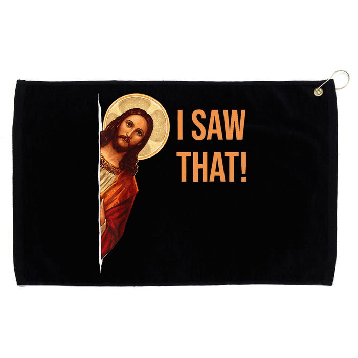 Funny Quote Jesus Meme I Saw That Christian Grommeted Golf Towel