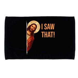 Funny Quote Jesus Meme I Saw That Christian Microfiber Hand Towel