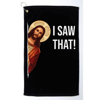 Funny Quote Jesus Meme I Saw That Christian Gift Golf Towel