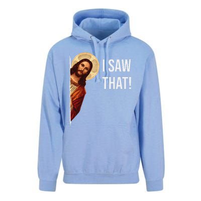 Funny Quote Jesus Meme I Saw That Christian Gift Unisex Surf Hoodie