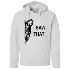 Funny Quote Jesus Meme I Saw That Christian Jesus Meme Performance Fleece Hoodie