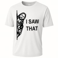 Funny Quote Jesus Meme I Saw That Christian Jesus Meme Cooling Performance Crew T-Shirt