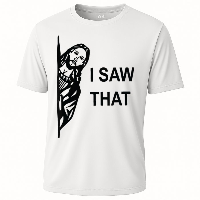 Funny Quote Jesus Meme I Saw That Christian Jesus Meme Cooling Performance Crew T-Shirt