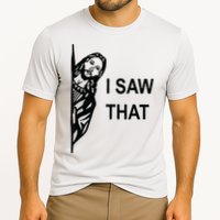 Funny Quote Jesus Meme I Saw That Christian Jesus Meme Cooling Performance Crew T-Shirt