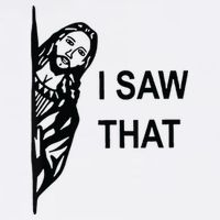 Funny Quote Jesus Meme I Saw That Christian Jesus Meme Flat Bill Trucker Hat