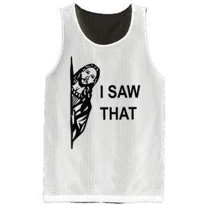 Funny Quote Jesus Meme I Saw That Christian Jesus Meme Mesh Reversible Basketball Jersey Tank