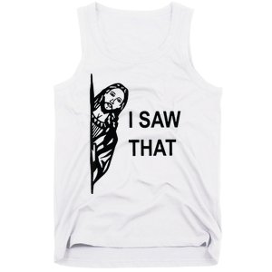 Funny Quote Jesus Meme I Saw That Christian Jesus Meme Tank Top