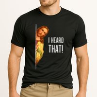 Funny Quote Jesus Meme I Heard That Christian God Cooling Performance Crew T-Shirt