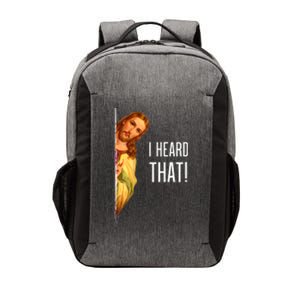 Funny Quote Jesus Meme I Heard That Christian God Vector Backpack