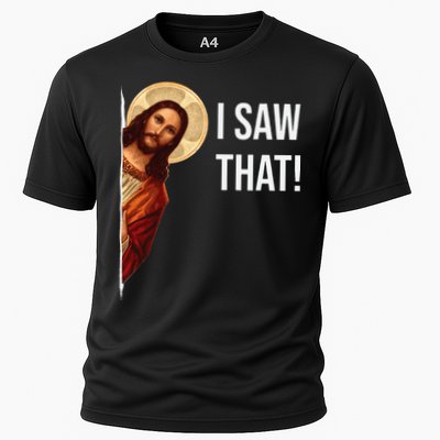 Funny Quote Jesus Meme I Saw That Christian Cooling Performance Crew T-Shirt