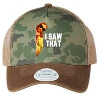 Funny Quote Jesus Meme I Saw That Christian God Legacy Tie Dye Trucker Hat