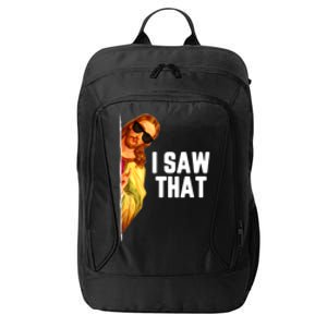 Funny Quote Jesus Meme I Saw That Christian God City Backpack