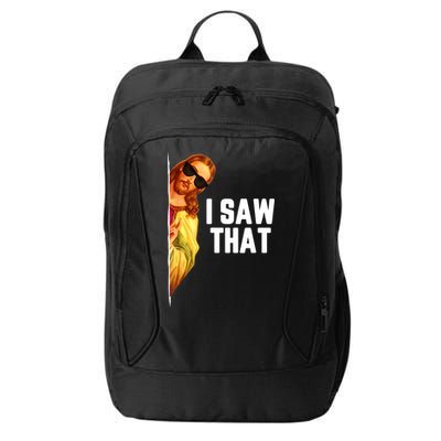 Funny Quote Jesus Meme I Saw That Christian God City Backpack