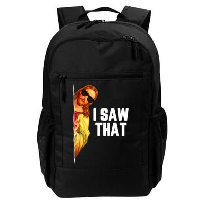 Funny Quote Jesus Meme I Saw That Christian God Backpack