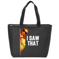 Funny Quote Jesus Meme I Saw That Christian God Zip Tote Bag