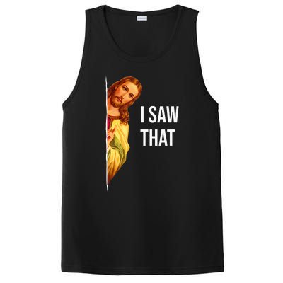 Funny Quote Jesus Meme I Saw That Christian God PosiCharge Competitor Tank